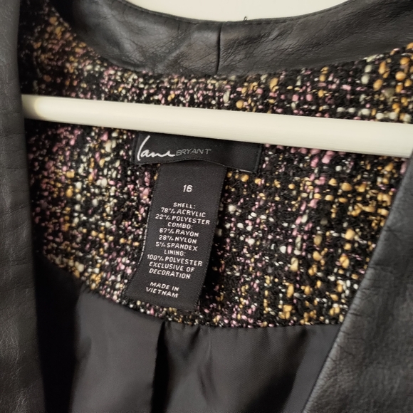 Lane Bryant Tweed Jacket sz 16 - Picture 4 of 7